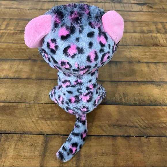 3/$18 - TY Beanie Boos | Tasha the Pink & Gray Leopard - Picture 2 of 8